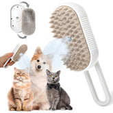 Pet Steam Hair Brush for Dogs & Cats