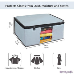 Premium Saree Storage Covers for Wardrobe โ Protect & Organize (Pack of 6)