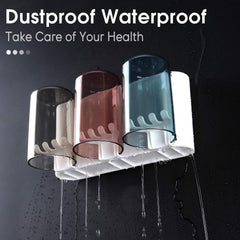 Wall Mounted Toothbrush Holder & Organizer Set