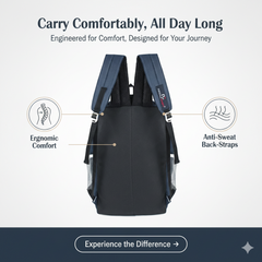 Multipurpose 25L Laptop Backpack – College, Work & Travel Bag | Durable Polyester