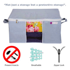 Multi Purpose Storage Bags with Handles Set of 2