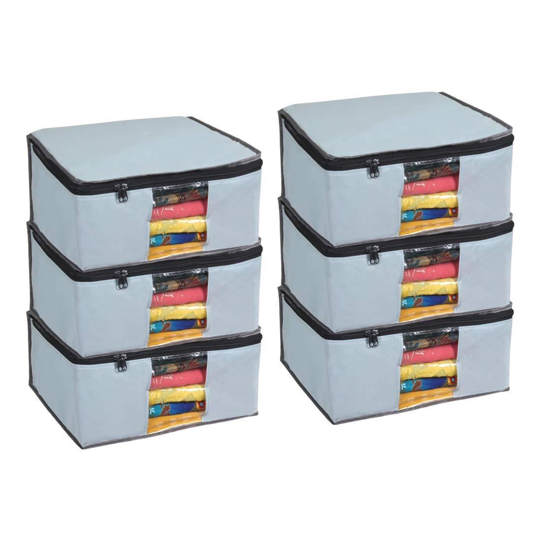 Premium Saree Storage Covers for Wardrobe – Protect & Organize (Pack of 6)