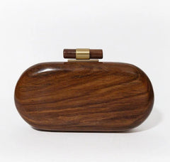 Luxury Cedar Wooden Envelope Clutch – Where Nature Meets Elegance