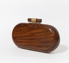 Luxury Cedar Wooden Envelope Clutch – Where Nature Meets Elegance