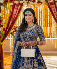 Luxury Off-White Resin Clutch With Pearl Handle