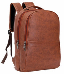 Premium Fox Leather Backpack – Stylish, Spacious & Durable (Unisex | Brown | 25L)